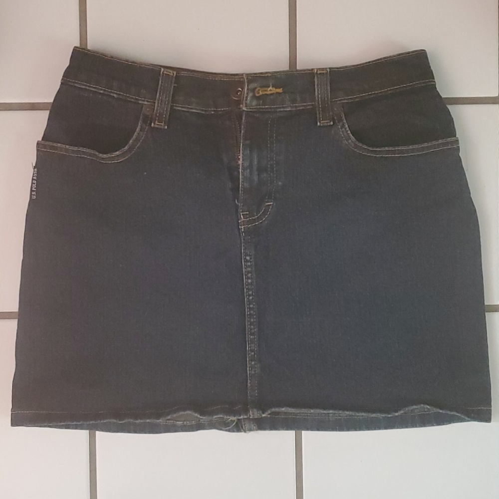 Polo Jean Skirt Vintage